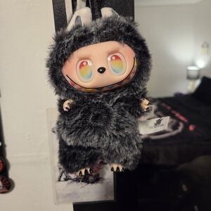 Gray 'ID' Fake Labubu Lafufu